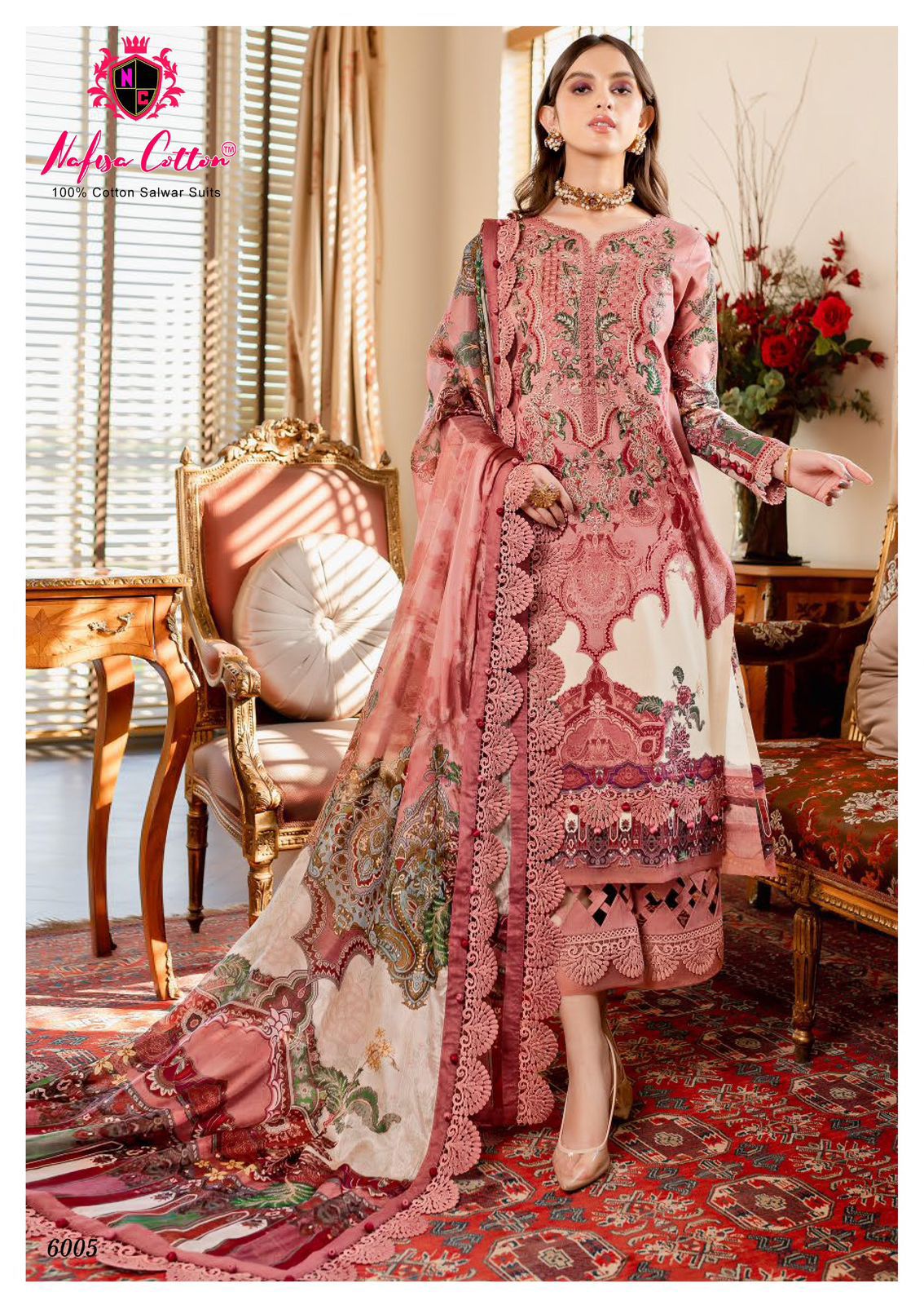 Mahera Vol 6 By Nafisa Cotton Pakistani Dress Material Wholesale Price In Surat
